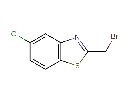 Molecular Structure of 143163-72-8 (2-(BROMOMETHYL)-5-CHLOROBENZOTHIAZOLE)