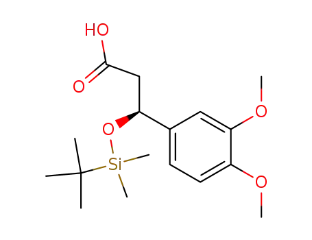 (S)-3-(tert-Butyl-dimethyl-silanyloxy)-3-(3,4-dimethoxy-phenyl)-propionic acid