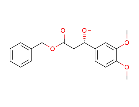 (S)-3-(3,4-Dimethoxy-phenyl)-3-hydroxy-propionic acid benzyl ester