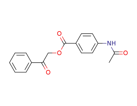 4-Acetylamino-benzoic acid 2-oxo-2-phenyl-ethyl ester
