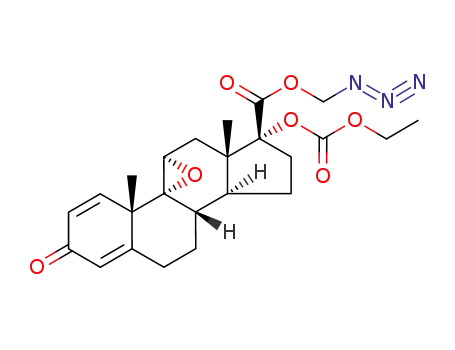 azidomethyl 9,11α-epoxy-17α-ethoxycarbonyloxy-3-oxoandrosta-1,4-diene-17β-carboxylate