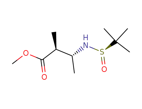 (RS,2S,3R)-(-)-methyl 3-(N-tert-butanesulfinyl)amino-2-methylbutanoate