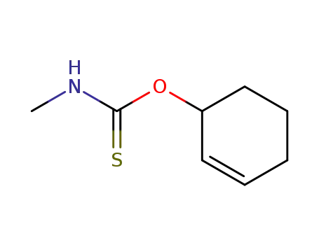 Molecular Structure of 188400-02-4 (Carbamothioic acid, methyl-, O-2-cyclohexen-1-yl ester)