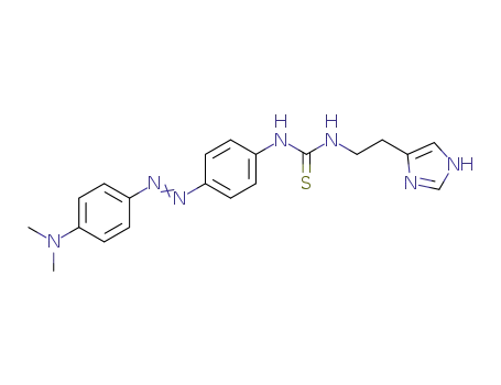 1-[4-(4-dimethylamino-phenylazo)-phenyl]-3-[2-(1H-imidazol-4-yl)-ethyl]-thiourea