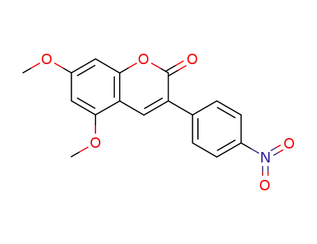 5,7-dimethoxy-3-(4'-nitrophenyl)coumarin