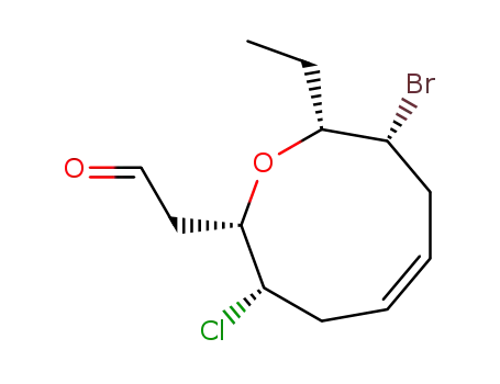 ((Z)-(2S,3S,8R,9R)-8-Bromo-3-chloro-9-ethyl-2,3,4,7,8,9-hexahydro-oxonin-2-yl)-acetaldehyde