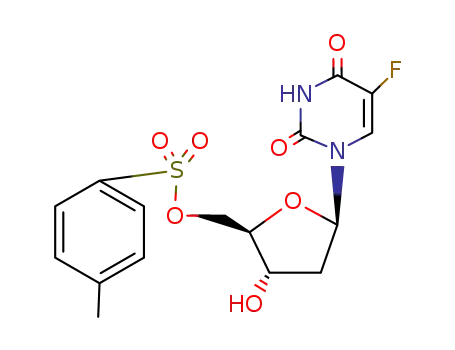 2'-deoxy-5-fluoro-5'-O-<(4-methylphenyl)sulfonyl>uridine