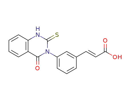 3-[3-(4-oxo-2-thioxo-1,4-dihydro-2H-quinazolin-3-yl)-phenyl]-acrylic acid