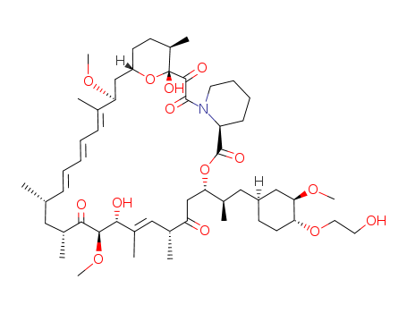 159351-69-6,Everolimus,40-O-(2-Hydroxyethyl)rapamycin;42-O-(2-Hydroxy)ethylrapamycin;Certican;RAD;RAD 001;SDZ-RAD;XIENCE V;