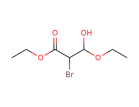 2-bromo-3-ethoxy-3-hydroxy-propionic acid ethyl ester