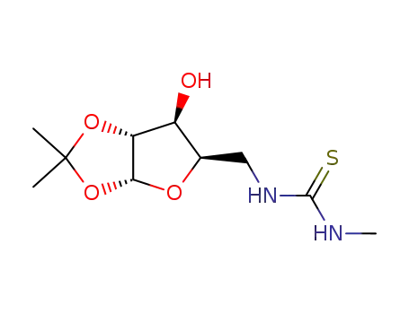 5-deoxy-1,2-O-isopropylidene-5-(N'-methylthioureido)-α-D-xylofuranose