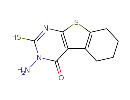 3-amino-2-mercapto-5,6,7,8-tetrahydro-3H-benzo[4,5]thieno[2,3-d]pyrimidin-4-one