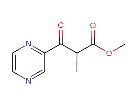 methyl 2-methyl-3-(pyrazin-2-yl)-3-oxopropionate