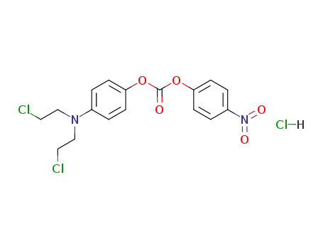 carbonic acid-p-(bis-2-chloroethylamino)phenyl ester-p-nitrophenyl ester