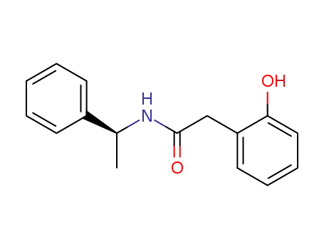 2-(2-hydroxyphenyl)-N-(1S-α-phenylethyl)acetamide