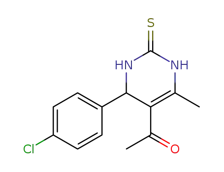 1-[4-(4-chlorophenyl)-6-methyl-2-thioxo-1,2,3,4-tetrahydro-5-pyrimidinyl]-1-ethanone