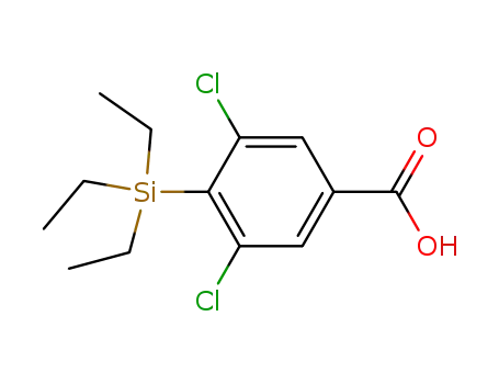 3,5-dichloro-4-(triethylsilyl)benzoic acid