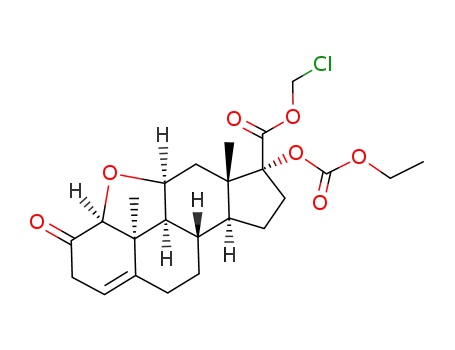 chloromethyl 1β,11β-epoxy-17α-ethoxycarbonyloxy-2-oxo-10α-androsta-4-ene-17β-carboxylate