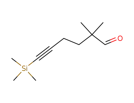 2,2-dimethyl-6-(trimethylsilyl) hex-5-ynal