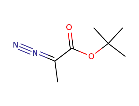 Molecular Structure of 805237-13-2 (Propanoic acid, 2-diazo-, 1,1-dimethylethyl ester)