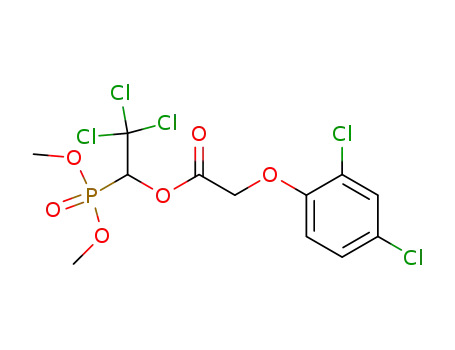 O,O-dimethyl 1-(2,4-dichlorophenoxyacetoxy)-2,2,2-trichloroethylphosphonate