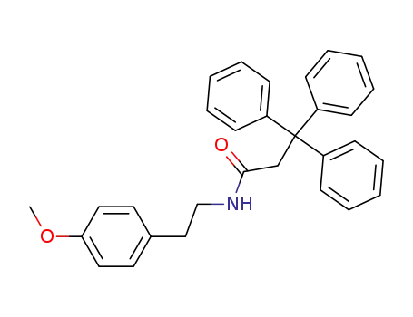 N-[2-(4-methoxy-phenyl)-ethyl]-3,3,3-triphenyl-propionamide