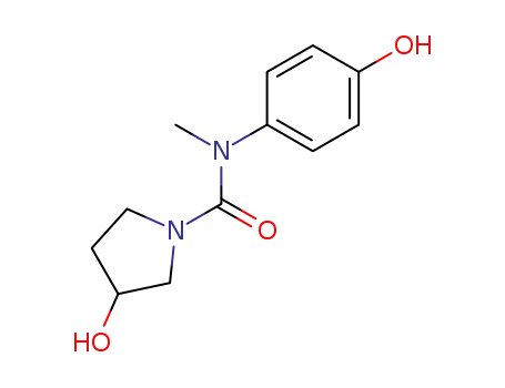 3-hydroxy-pyrrolidine-1-carboxylic acid (4-hydroxy-phenyl)-methyl-amide