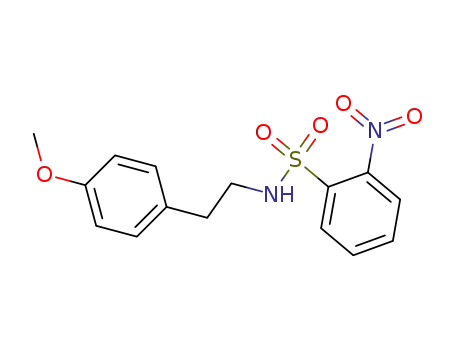 N-[2-(4-methoxy-phenyl)-ethyl]-2-nitro-benzenesulfonamide