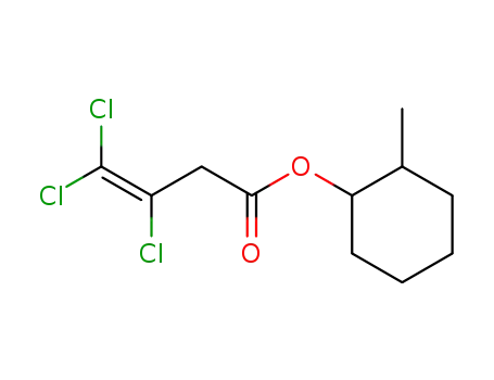 3,4,4-trichloro-but-3-enoic acid 2-methyl-cyclohexyl ester