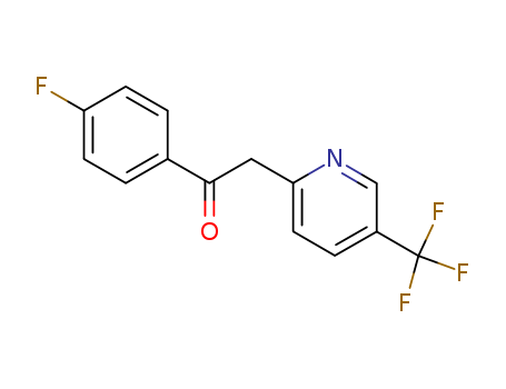 Ethanone, 1-(4-fluorophenyl)-2-[5-(trifluoromethyl)-2-pyridinyl]-