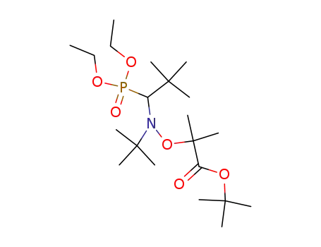 2-{N-tert-butyl-N-[1-(diethyl-phosphoryl)-2,2-dimethyl-propyl]-aminooxy}-2-methyl-propionic acid tert-butyl ester