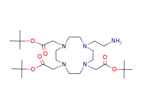 1-(2-aminoethyl)-1,4,7,10-tetraazacyclododecane-4,7,10-triacetic acid tri(1,1-dimethylethyl ester)