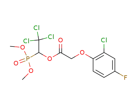 O,O-dimethyl (2-chloro-4-fluorophenoxyacetoxy)(trichloromethyl)methylphosphonate