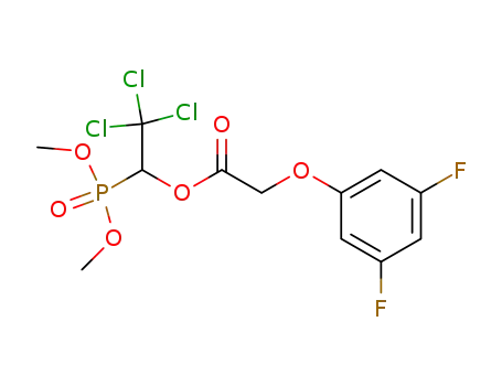 O,O-dimethyl 1-(3,5-difluorophenoxyacetoxy)trichloromethylmethylphosphonate