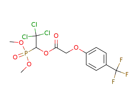 O,O-dimethyl (4-trifluoromethylphenoxyacetoxy)(trichloromethyl)methylphosphonate