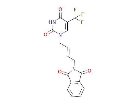 (E)-9-[4-phthalimido-2-butenyl]-5-(trifluoromethyl)uracil