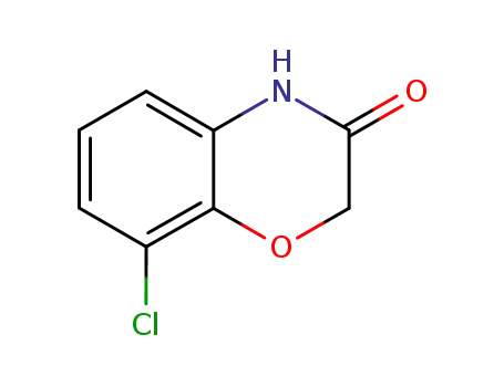 Molecular Structure of 57245-31-5 (8-CHLORO-2H-1,4-BENZOXAZIN-3(4H)-ONE)