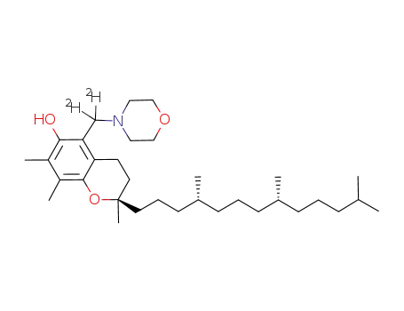 (2R,4'R,8'R)-5-(morpholino[(2)H2]methyl)-γ-tocopherol