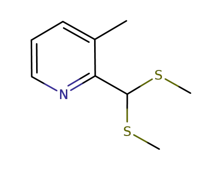 2-bis(methylthio)methyl-3-methylpyridine