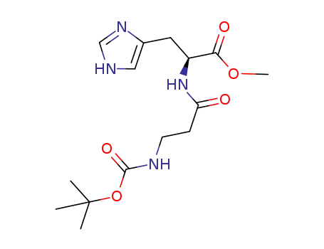 2-(3-tert-butoxycarbonylaminopropionylamino)-3-(1H-imidazol-4-yl)propionic acid methyl ester