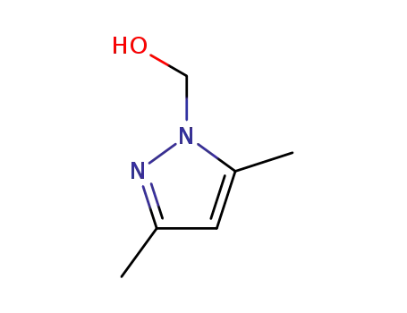 Molecular Structure of 85264-33-1 (3,5-DIMETHYLPYRAZOLE-1-METHANOL)