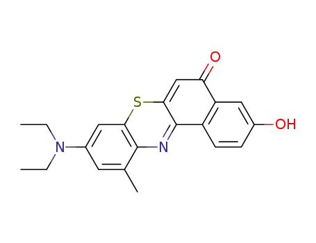 9-Diethylamino-3-hydroxy-11-methyl-benzo[a]phenothiazin-5-one