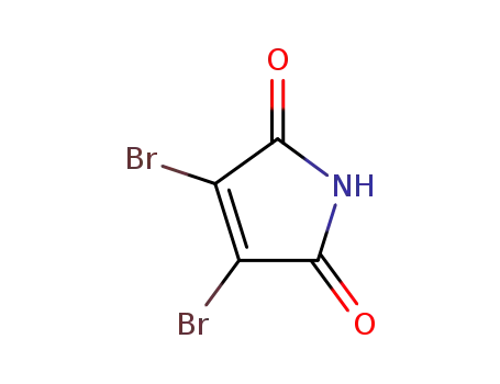 Molecular Structure of 1122-10-7 (2,3-Dibromomaleinimide)