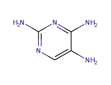 Molecular Structure of 3546-50-7 (2,4,5-TRIAMINOPYRIMIDINE)