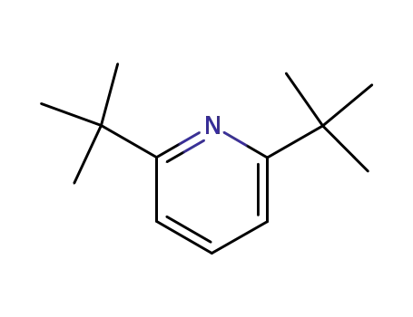 Molecular Structure of 585-48-8 (2,6-Di-tert-butylpyridine)