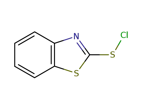 Molecular Structure of 33405-92-4 (2-Benzothiazolesulfenylchloride(6CI,8CI,9CI))