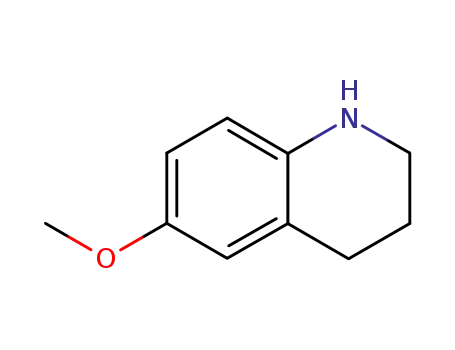 Molecular Structure of 120-15-0 (6-METHOXY-1,2,3,4-TETRAHYDROQUINOLINE)