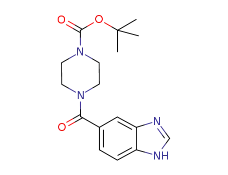 4-(1H-benzoimidazole-5-carbonyl)-piperazine-1-carboxylic acid tert-butyl ester