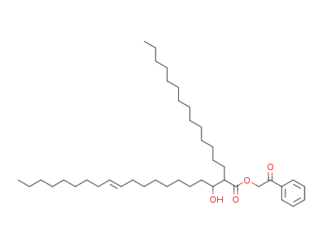 phenacyl 3-hydroxy-2-n-tetradecyl-11-icosenoate