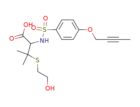 N-{[4-(2 butynyloxy)phenyl]-sulfonyl}-3-[(2-hydroxyethyl)sulfanyl]valine
